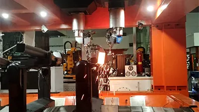 Düzensiz boru şeklindeki parçalar